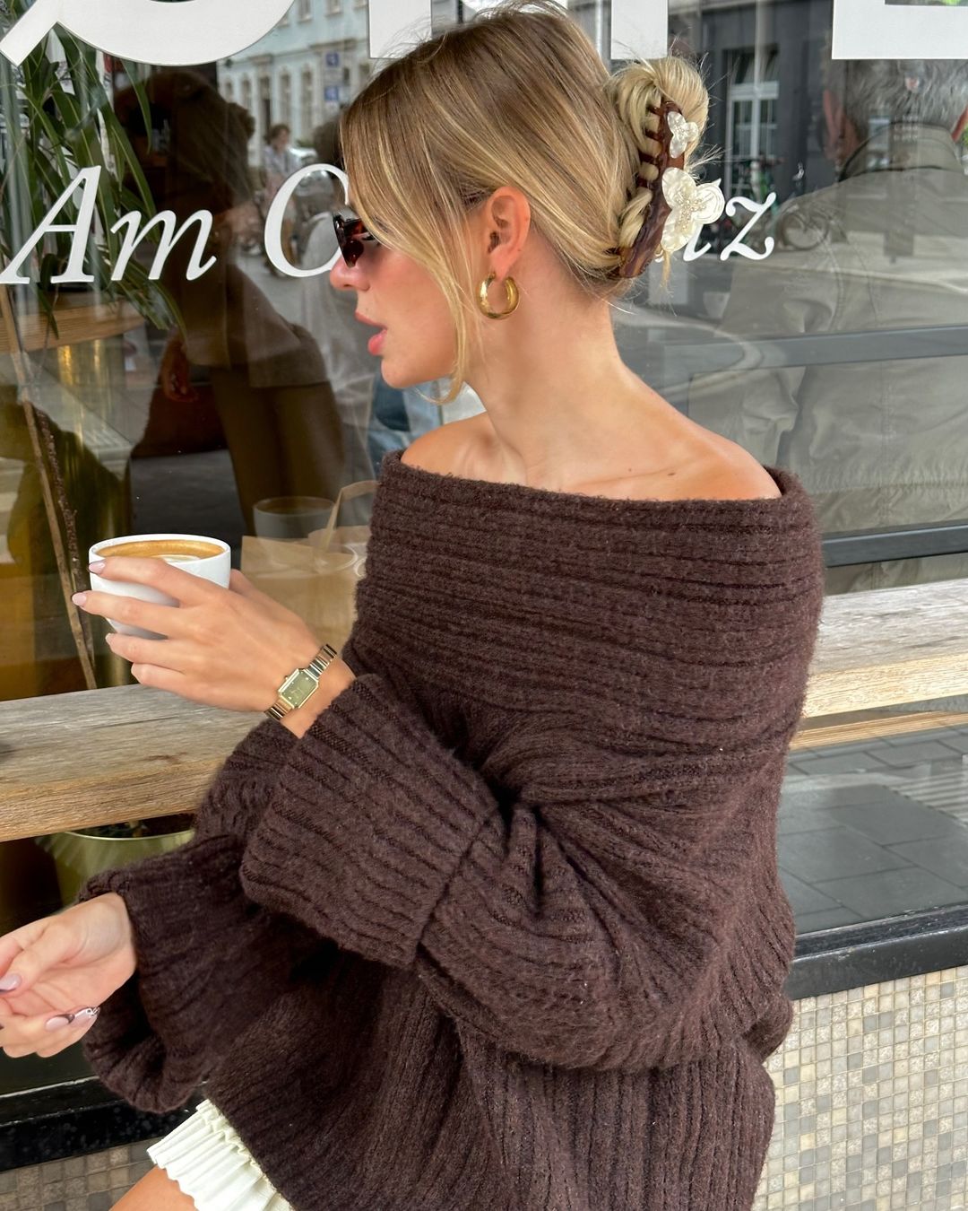 Malva Knit Sweater - Brown