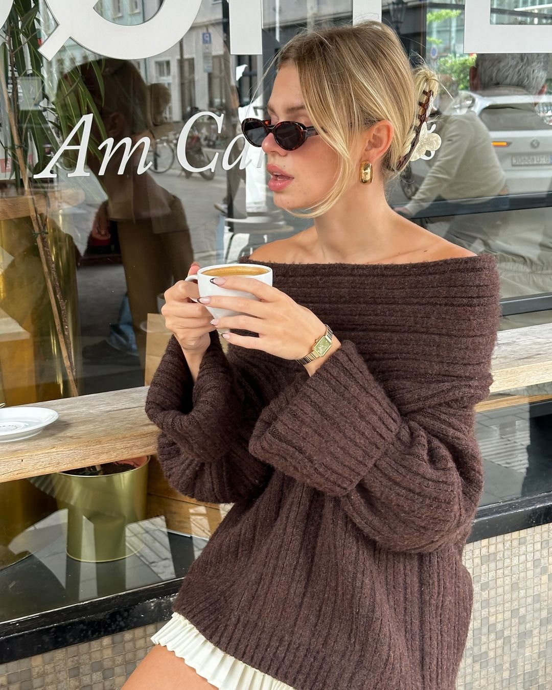 Malva Knit Sweater - Brown