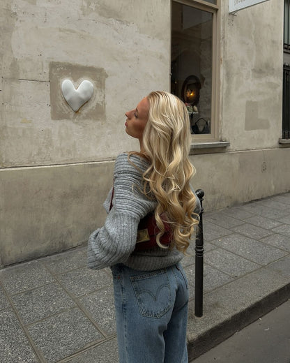 Malva Knit Sweater - Grey